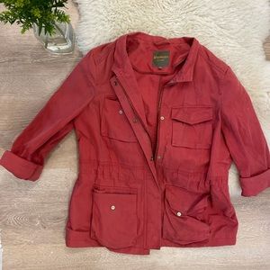 Madewell Cargo Safari Jacket, Gold Hardware